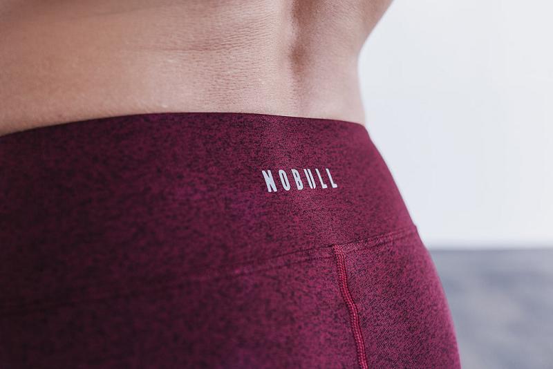 Nobull Short 2'' (PLUSH Heather) Women's Shorts Red | USA L2215I